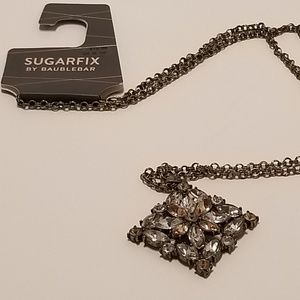 Baublebar Floral Square Statement Necklace